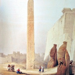 Obelisk at Luxor 1838